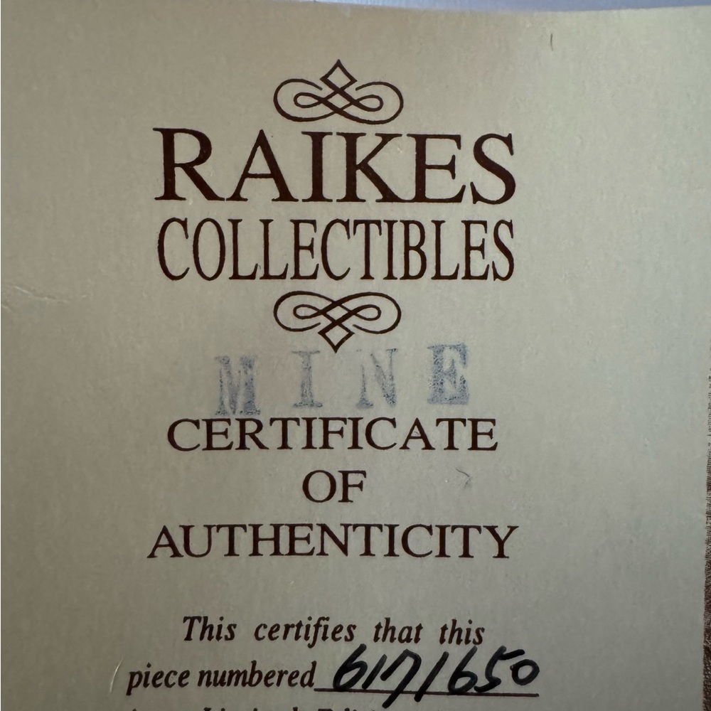 Rare Robert Raikes Collectibles Wee Itty Bitty Mine Bear - Picture 10 of 10